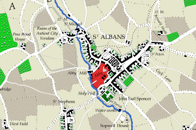 Extract including St Albans
